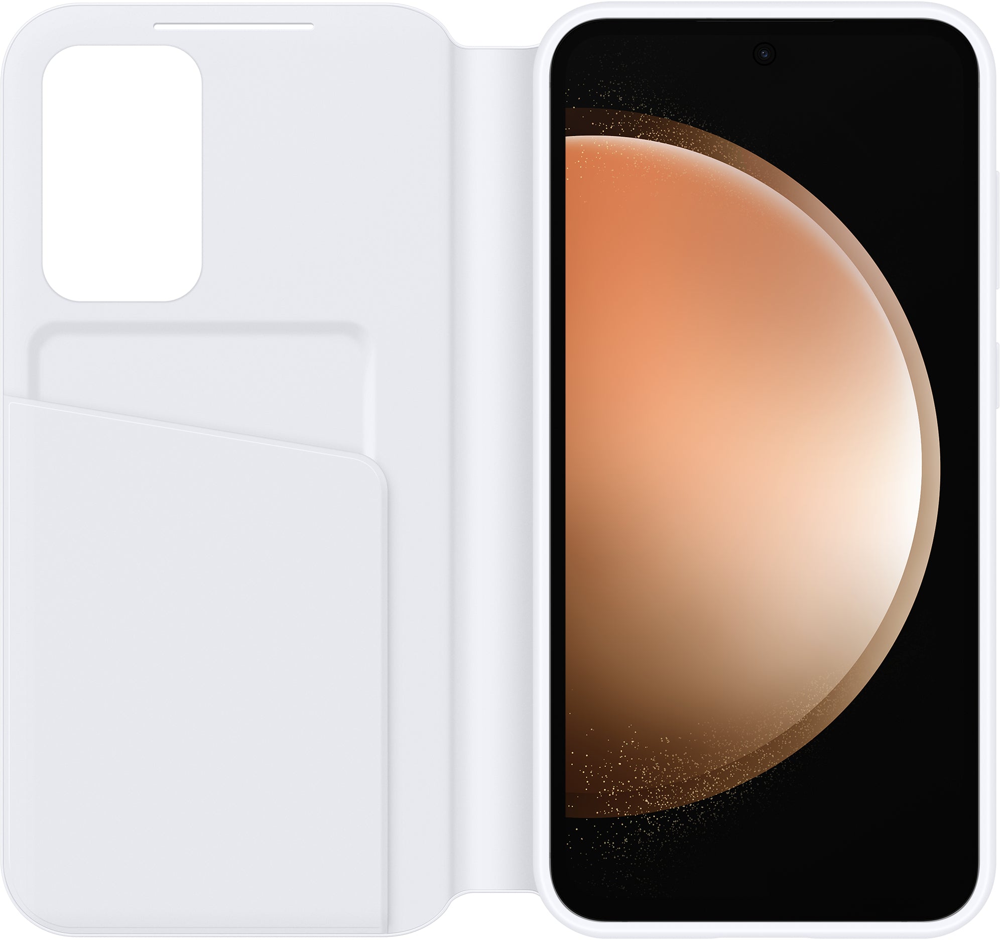 Samsung Ef-Zs711Cwegww Samsung Smart View Wallet Case Galaxy S23 Fe 5G White