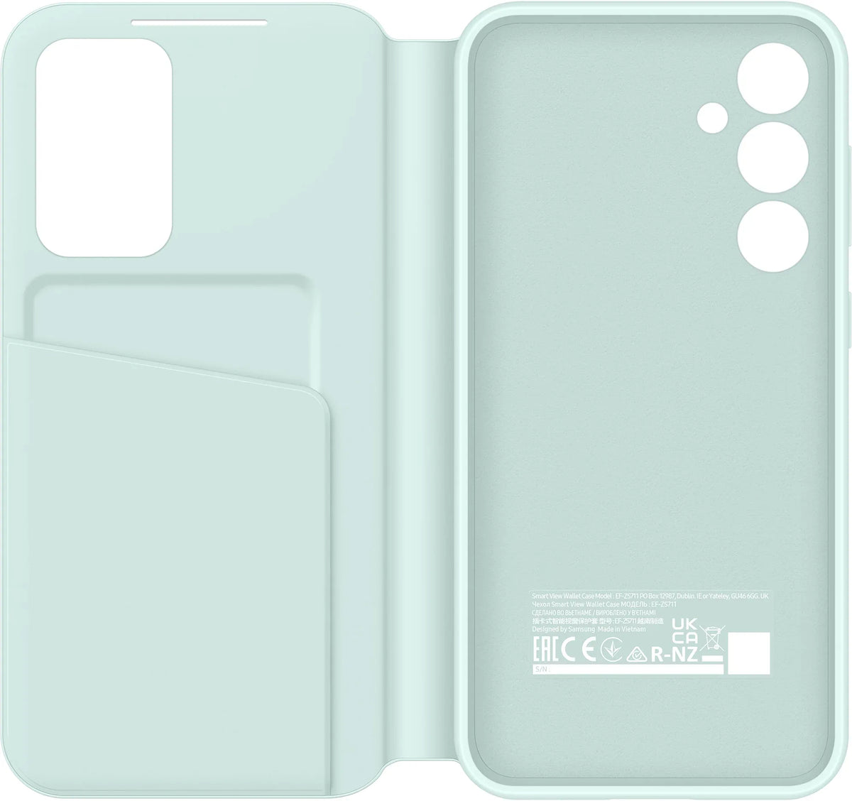 Samsung Smart View Wallet Case Galaxy S23 Fe 5G Mint - Essentify