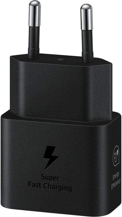 Samsung Usb-C Pd Wall Charger 25W + Usb-C Cable Black - Essentify