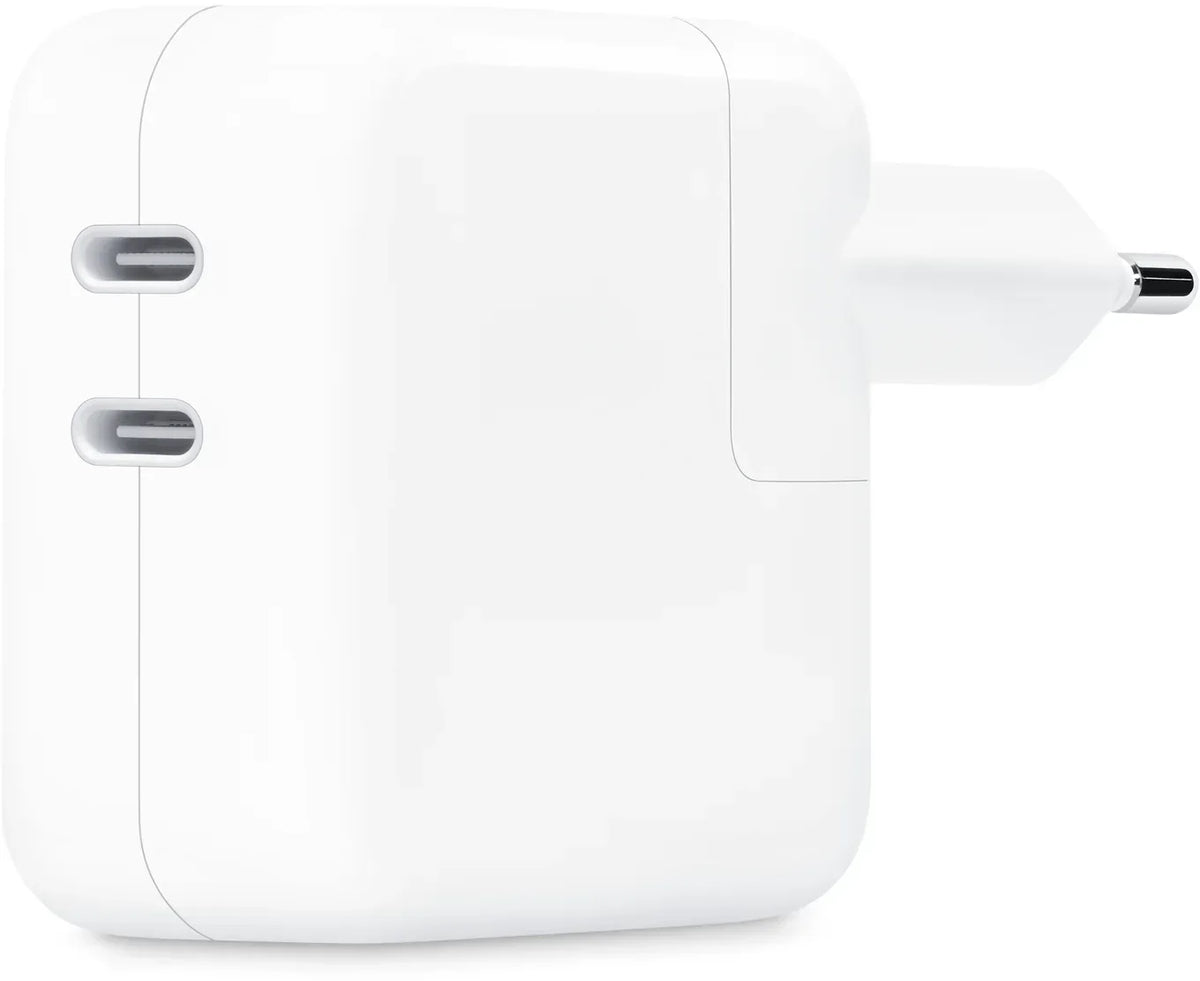 Apple Dual Usb-C Power Adapter White - Essentify