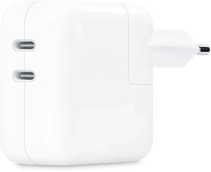 Apple Dual Usb-C Power Adapter White - Essentify