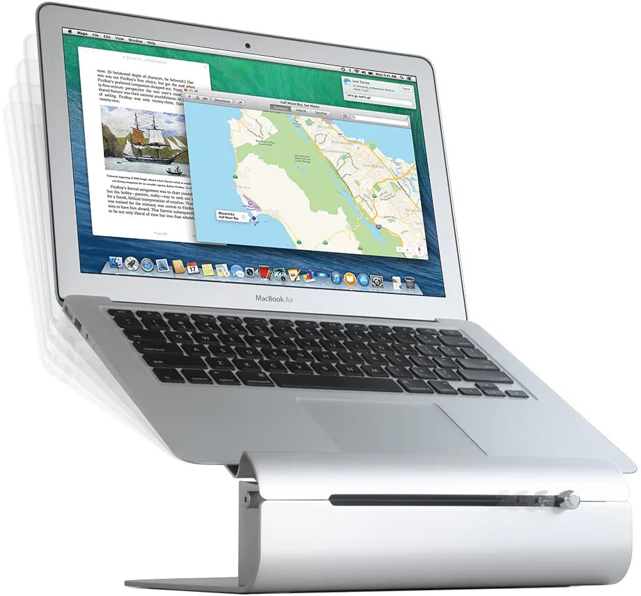 Rain Design Ilevel2 Adjustable Laptop Stand Space Grey - Essentify
