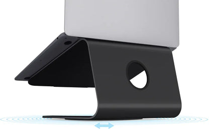 Rain Design Mstand 360 Laptop Stand + Swivel Base Black - Essentify