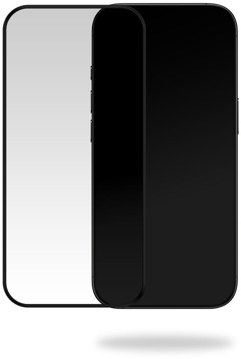 Mobilize Glass Screen Protector - Black Frame - Apple Iphone 16 Pro Max