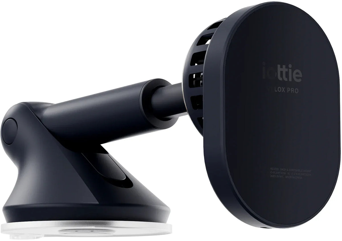 Iottie Velox Pro Wireless Dash/Windshield Mount Black - Essentify