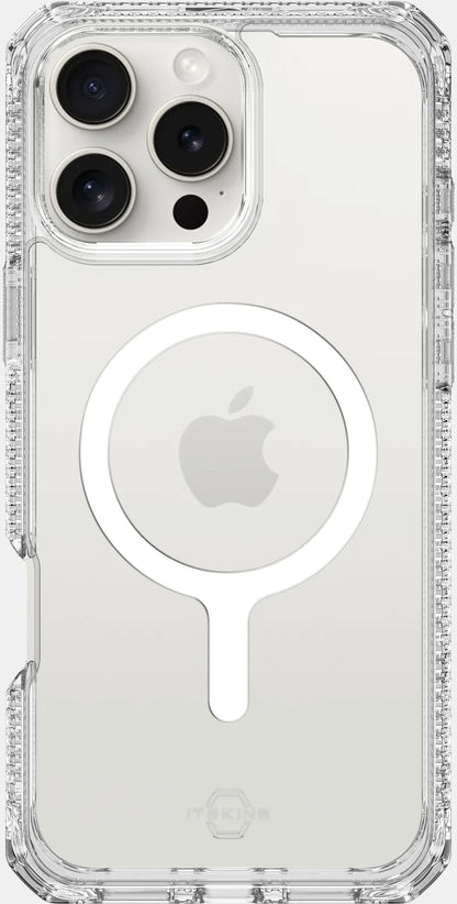 Itskins Level 2 Hybridmagclear_R For Apple Iphone 16 Pro Transparent - Essentify