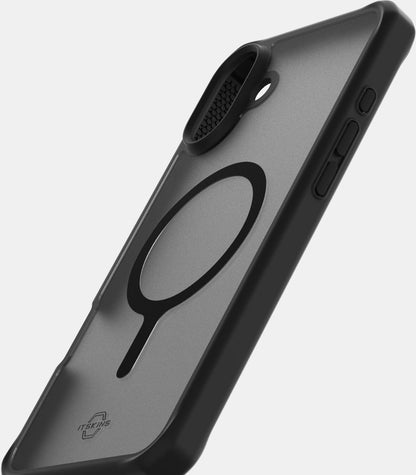 Itskins Level 2 Hybridmagfrost_R For Apple Iphone 16 Black - Essentify