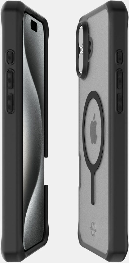 Itskins Level 2 Hybridmagfrost_R For Apple Iphone 16 Plus Black - Essentify
