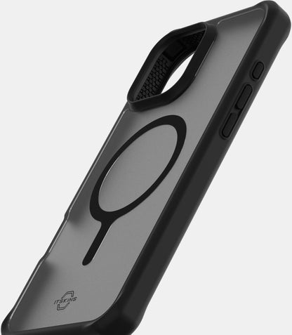 Itskins Level 2 Hybridmagfrost_R For Apple Iphone 16 Pro Black - Essentify