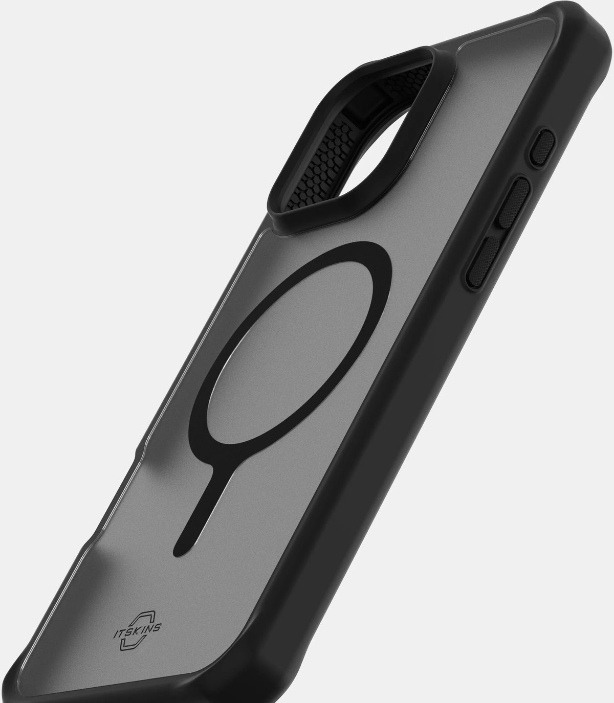 Itskins Level 2 Hybridmagfrost_R For Apple Iphone 16 Pro Max Black - Essentify
