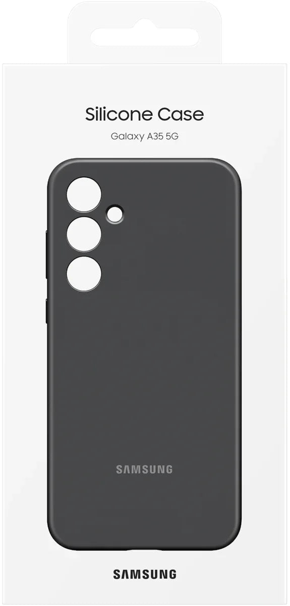 Samsung Silicone Cover Galaxy A35 5G Black - Essentify