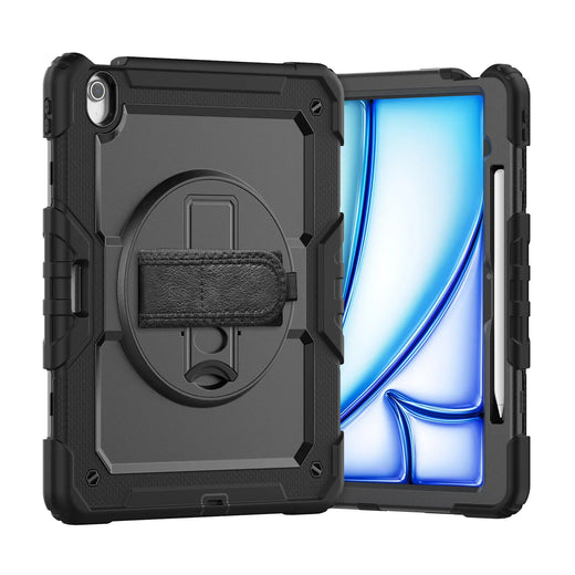 Xccess Survivor All-Round Case Apple Ipad Air 13 (2024/2025) Black (Screenless) - Essentify