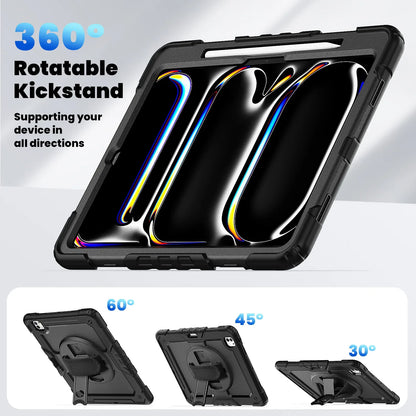 Xccess Survivor All-Round Case Apple Ipad Pro 13 (2024) Black (Screenless) - Essentify