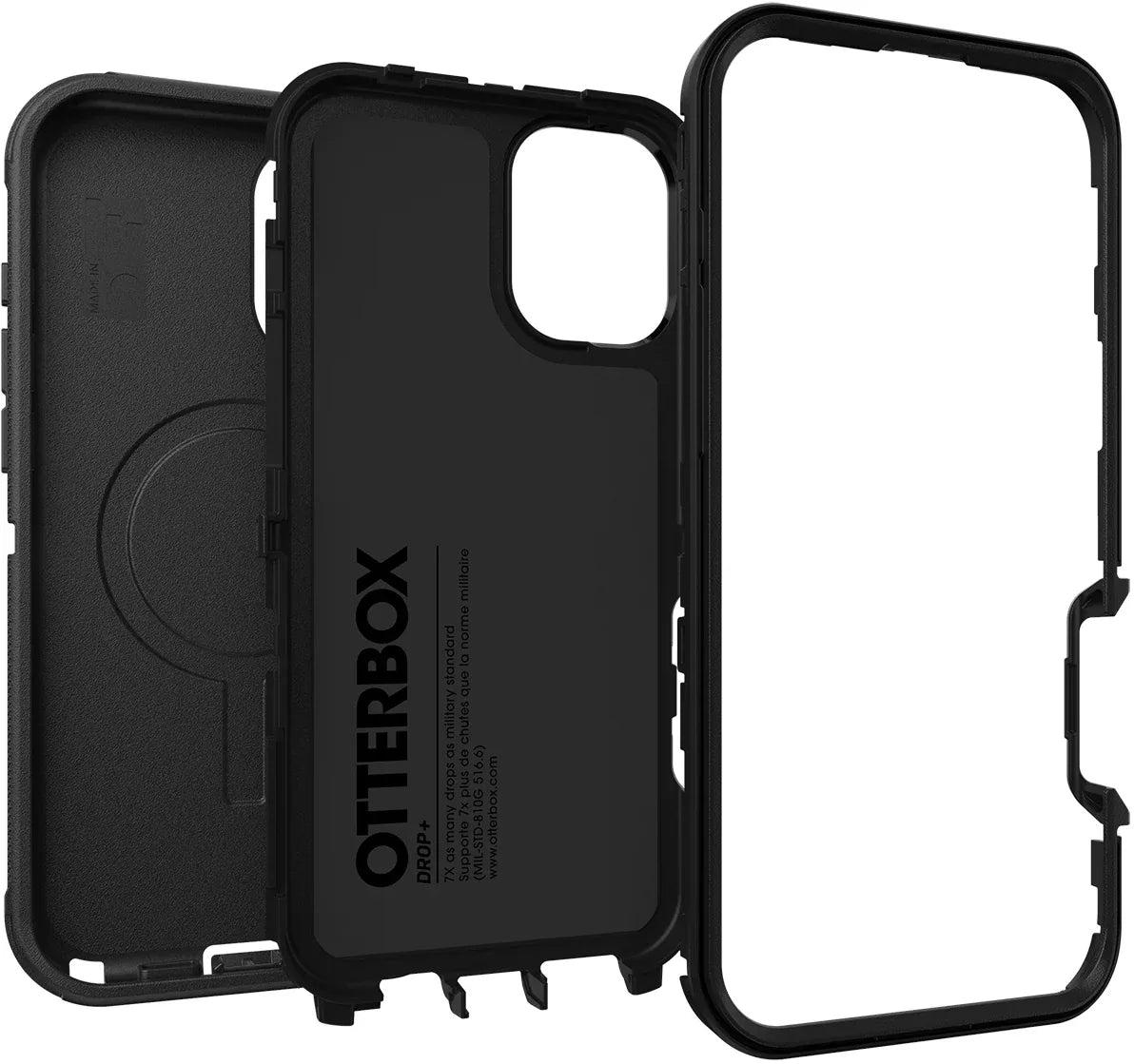 Otterbox Defender Series Xt With Magsafe Apple Iphone 16 Plus Black - Essentify