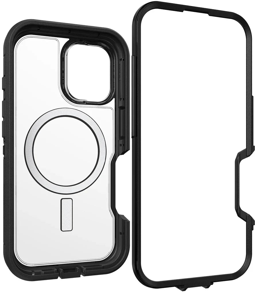 Otterbox Defender Series Xt With Magsafe Apple Iphone 16 Clear/Black - Essentify
