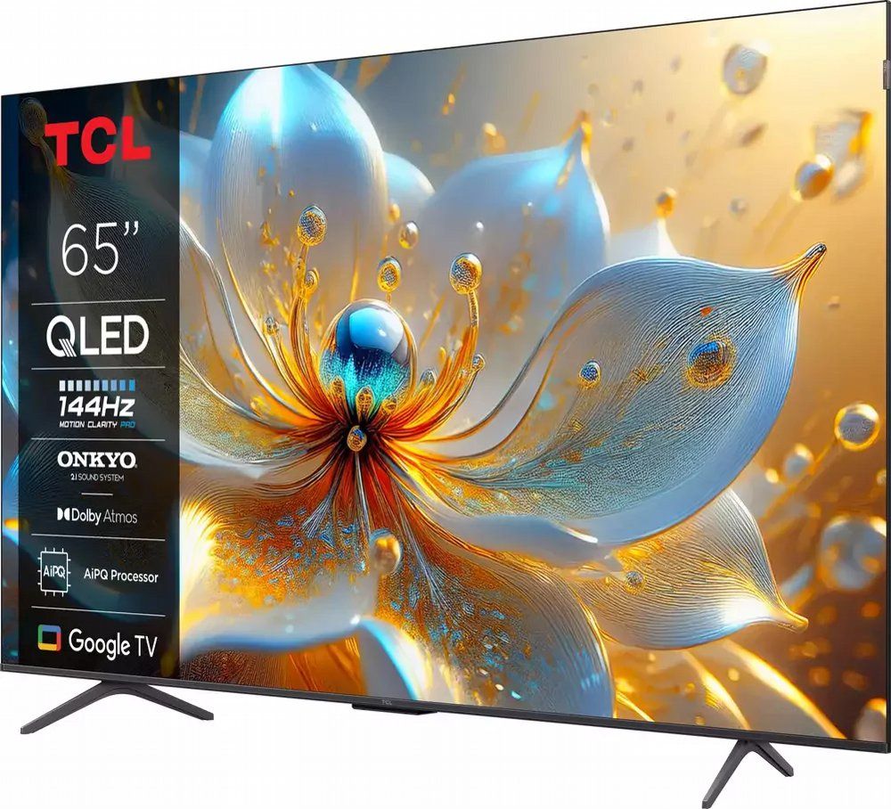 TCL 65T8C | 65" 4K Ultra HD QLED Smart TV | 120Hz | Google TV + Wifi | Dolby Vision | HDMI 2.1 (2025)