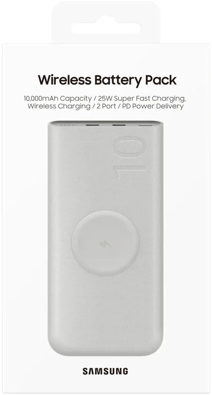 Samsung Wireless Battery Pack 10.000 Mah 25W Beige - Essentify