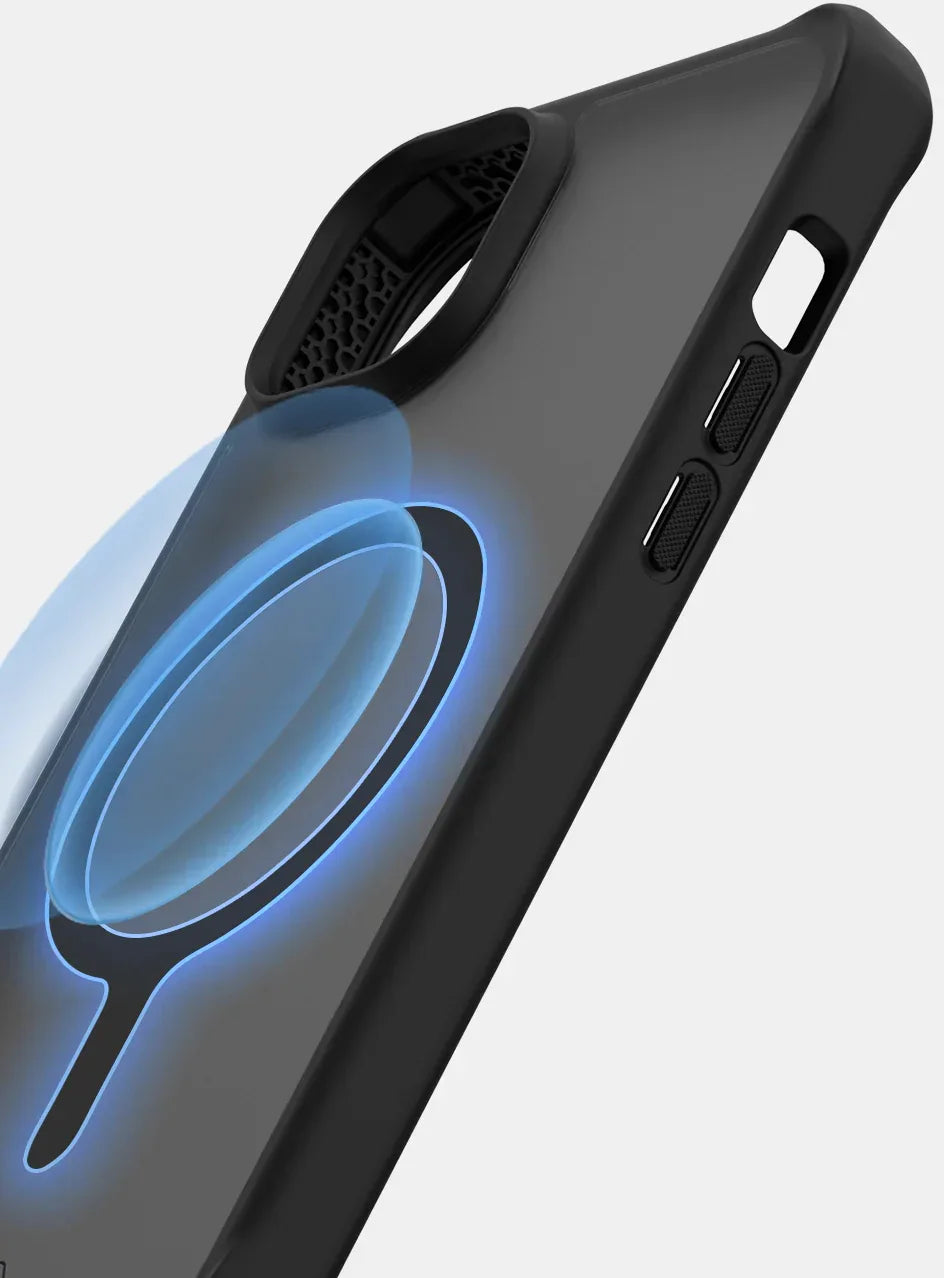 Itskins Level 2 Hybridmagfrost_R For Apple Iphone 14/15 Black - Essentify