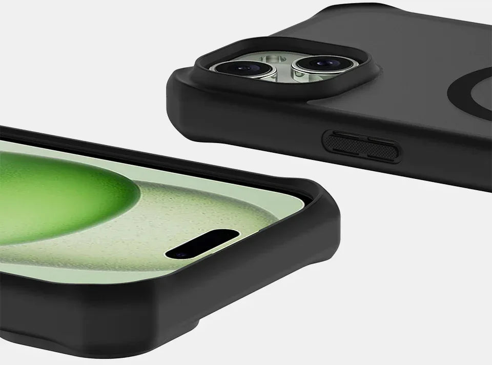 Itskins Level 2 Hybridmagfrost_R For Apple Iphone 14/15 Black - Essentify