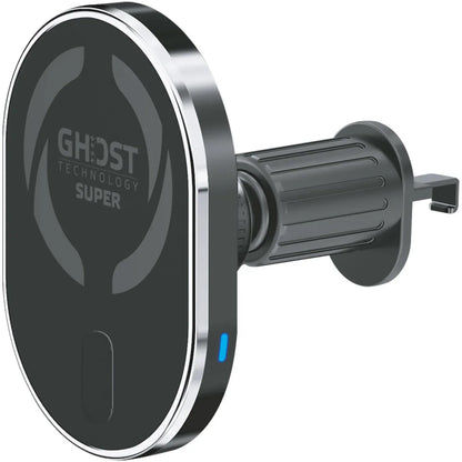 Celly Ghostsupermag Magsafe Wireless Car Charger Holder Black - Essentify