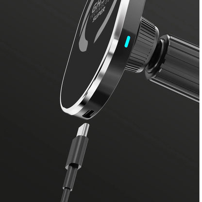 Celly Ghostsupermag Magsafe Wireless Car Charger Holder Black - Essentify