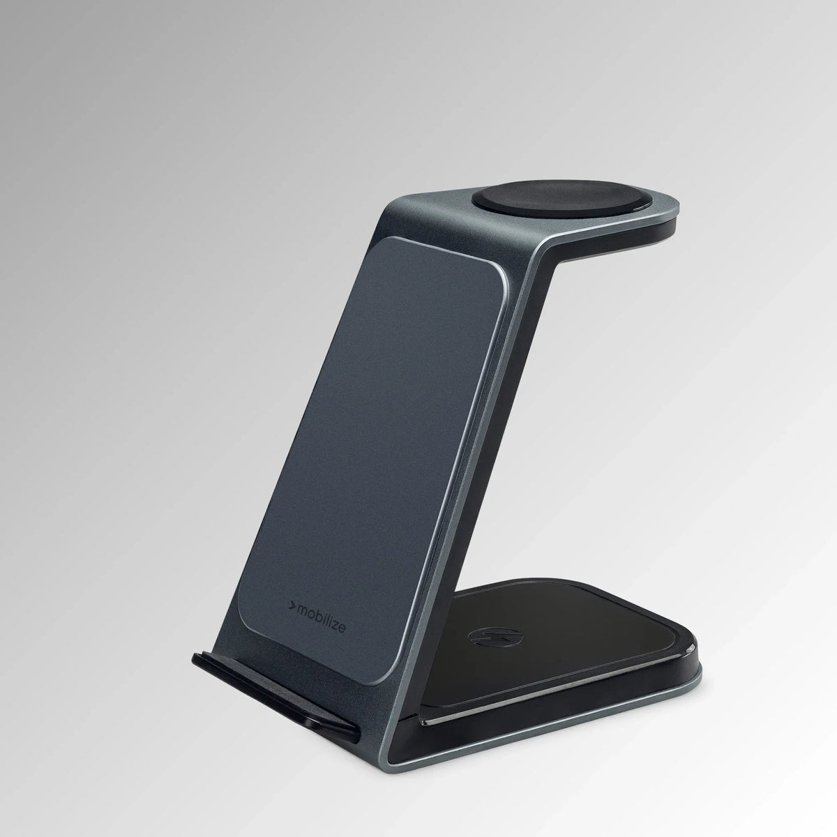 Mobilize 3In1 Aluminium Wireless Charger Station 15W - Essentify