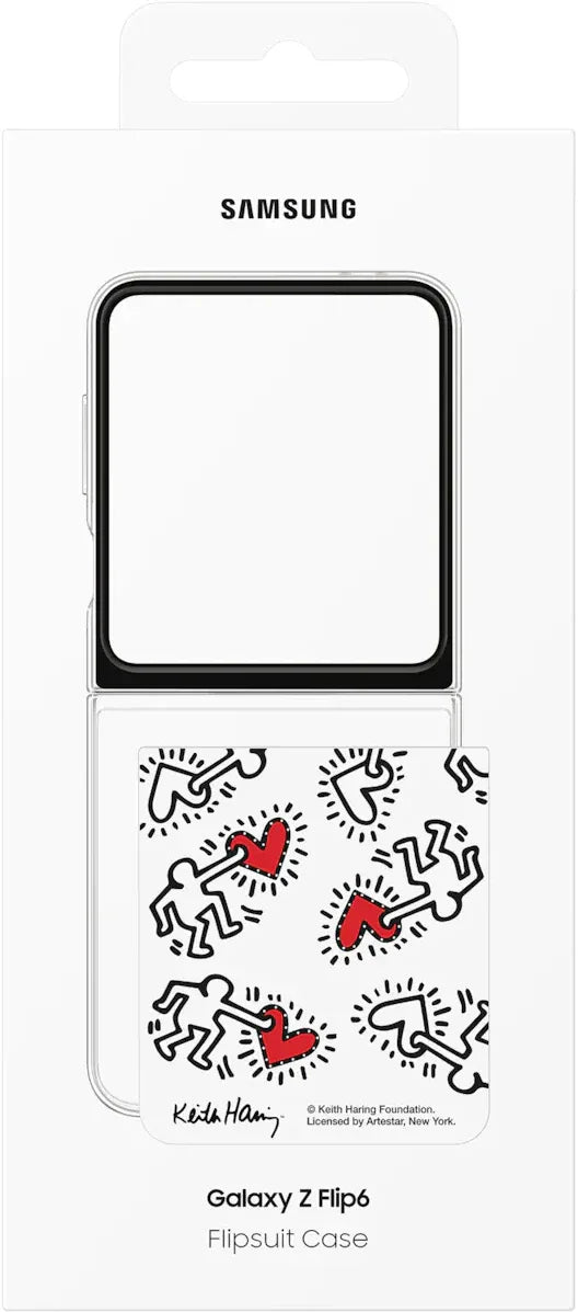 Samsung Flipsuit Case Galaxy Z Flip6 Clear/White - Essentify