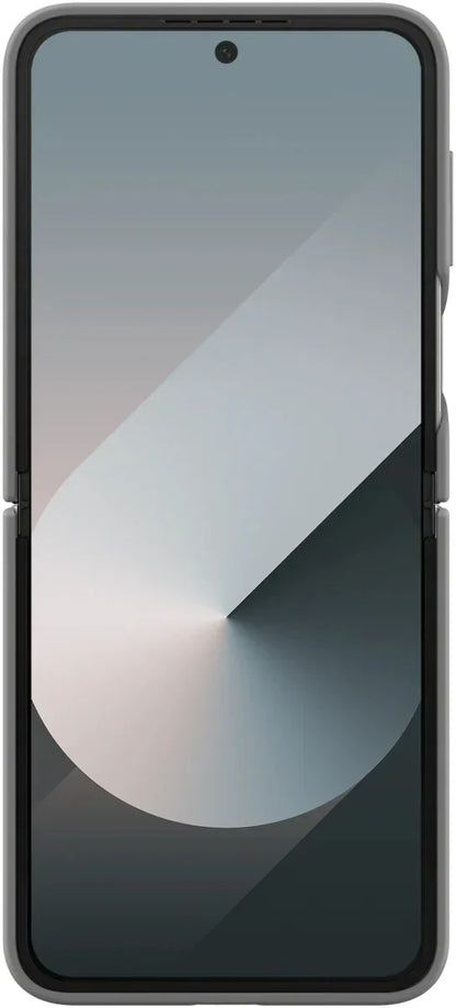 Samsung Silicone Cover With Ring Galaxy Z Flip6 Grey - Essentify