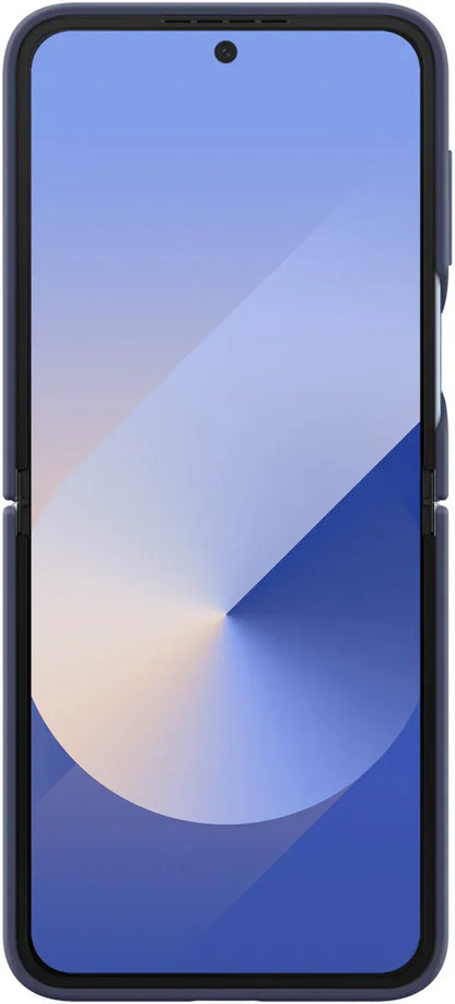 Samsung Silicone Cover With Ring Galaxy Z Flip6 Navy - Essentify