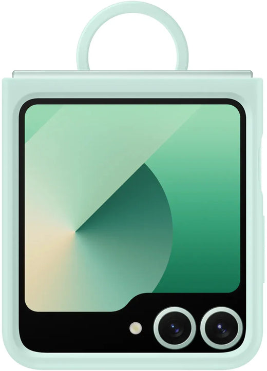 Samsung Silicone Cover With Ring Galaxy Z Flip6 Mint - Essentify