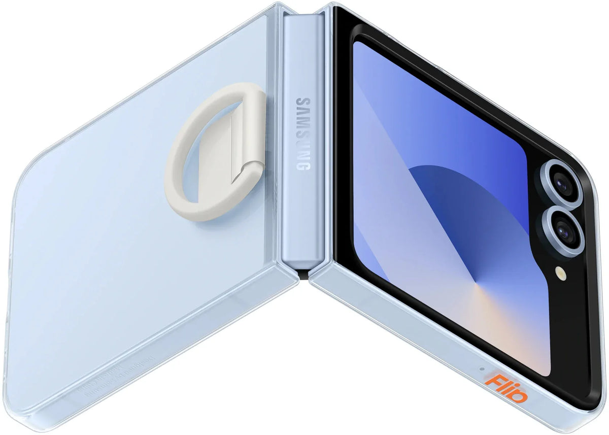 Samsung Clear Case With Ring Galaxy Z Flip6 Clear - Essentify