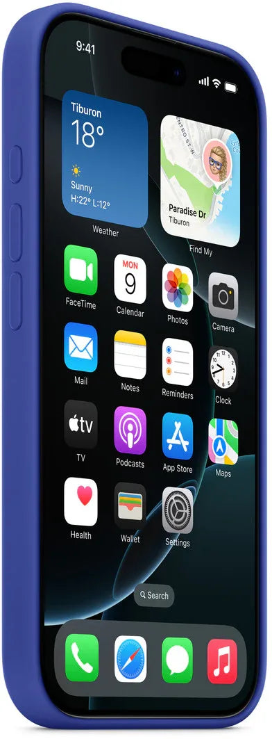 Apple Silicone Case With Magsafe Iphone 16 Pro Max Ultramarine - Essentify