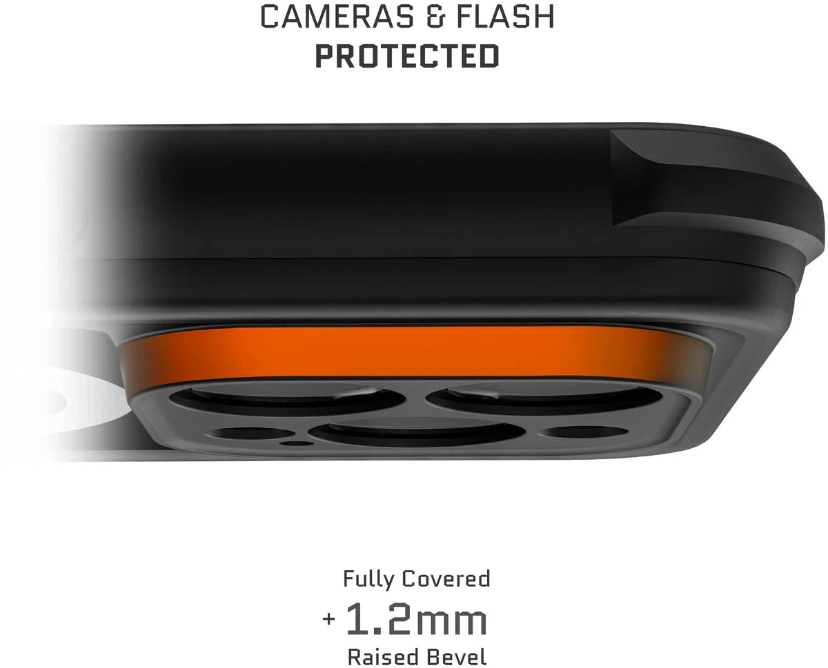 Ghostek Nautical Waterproof Magsafe Case + Belt Swivel Holster Apple Iphone 16 Pro Black - Essentify