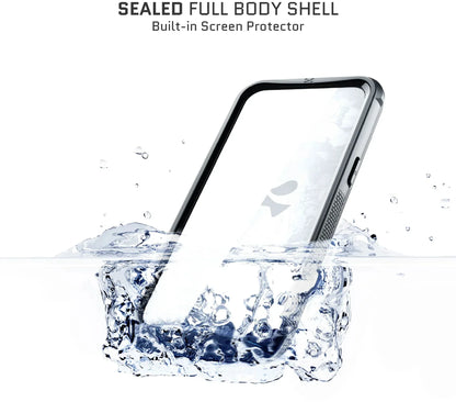 Ghostek Nautical Waterproof Magsafe Case + Belt Swivel Holster Apple Iphone 16 Pro Max Black - Essentify