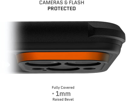 Ghostek Nautical Waterproof Magsafe Case + Belt Swivel Holster Apple Iphone 16 Pro Max Black - Essentify