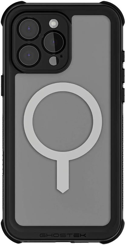 Ghostek Nautical Waterproof Magsafe Case + Belt Swivel Holster Apple Iphone 16 Pro Max Clear - Essentify