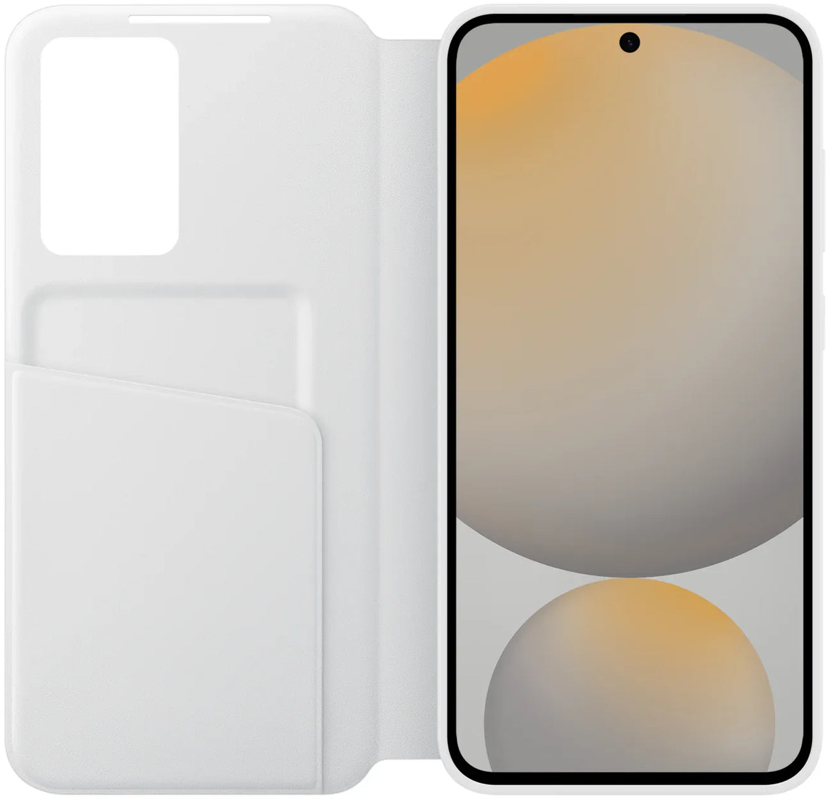 Samsung Smart View Wallet Case Galaxy S24 Fe 5G White - Essentify