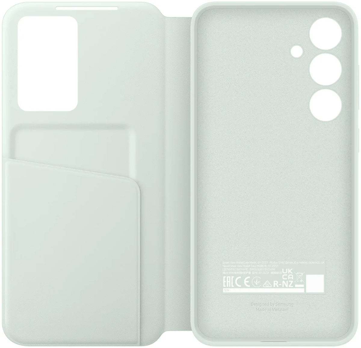 Samsung Smart View Wallet Case Galaxy S24 Fe 5G Mint - Essentify