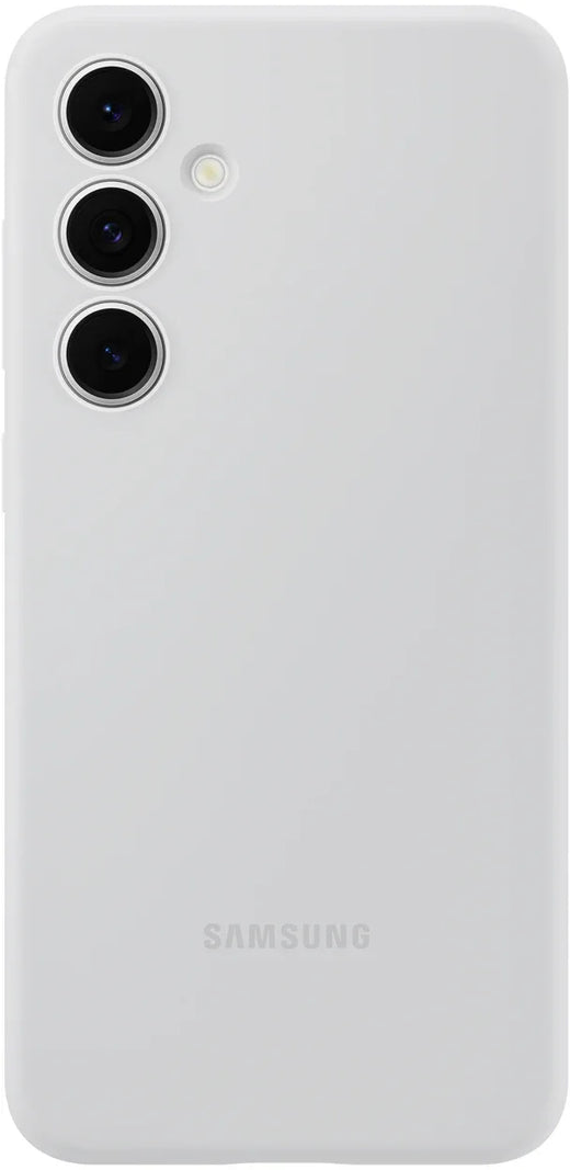 Samsung Silicone Cover Galaxy S24 Fe 5G Grey - Essentify