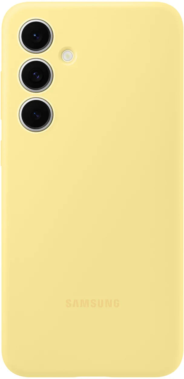 Samsung Silicone Cover Galaxy S24 Fe 5G Yellow - Essentify