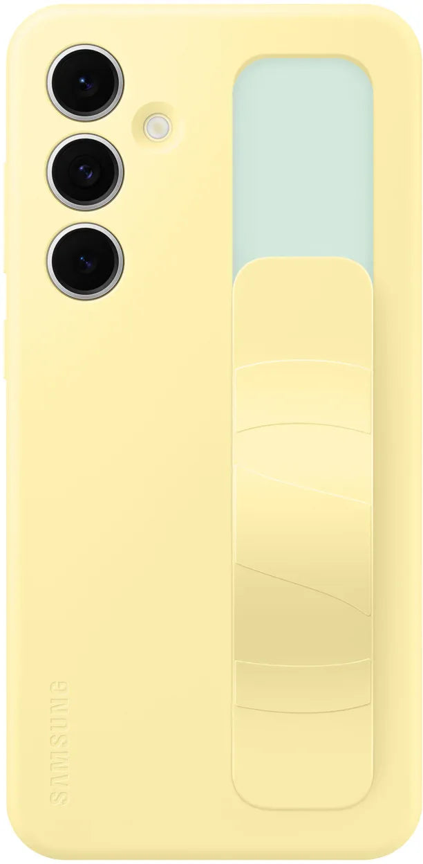 Samsung Standing Grip Case Galaxy S24 Fe 5G Yellow - Essentify