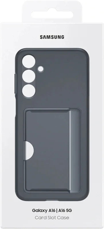 Samsung Card Slot Case Galaxy A16 4G/5G Black - Essentify