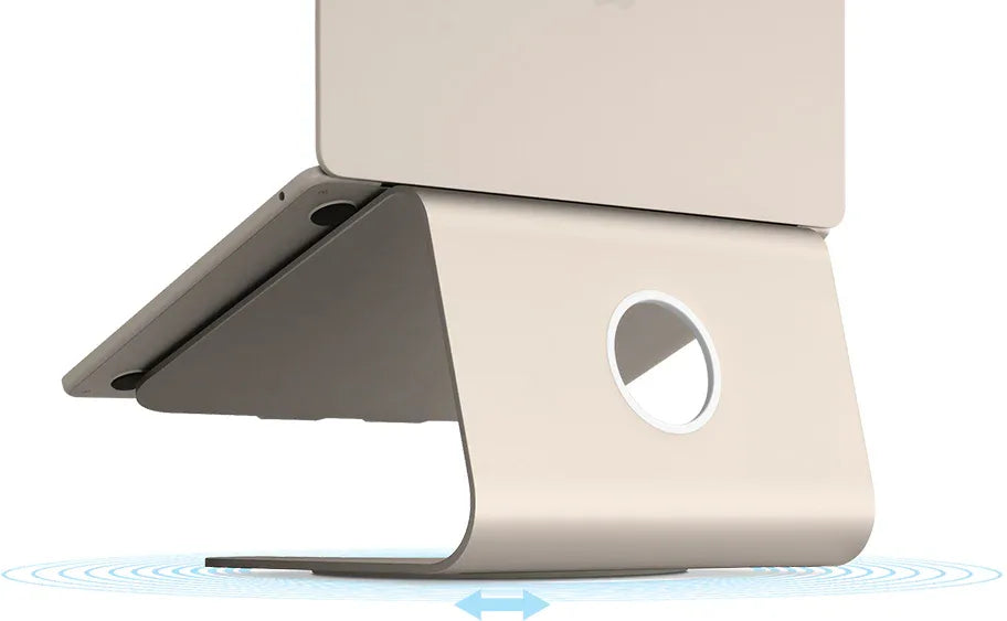 Rain Design Mstand 360 Laptop Stand + Swivel Base Starlight Actie Pakket 5+1 Gratis - Essentify