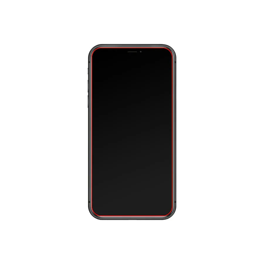 Mobilize Glass Screen Protector With Applicator For Apple Iphone Xr/11 Black Frame - Essentify