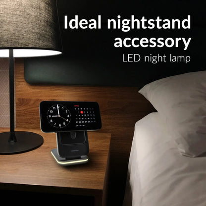 Mobilize 4In1 Wireless Charger Station With Detachable Power Bank 5000Mah Black - Essentify