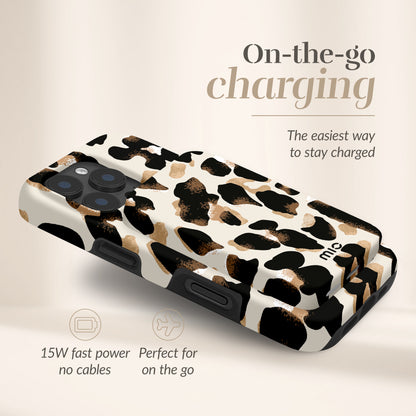 Mio By Mobilize Mio Powerbank 5000Mah With Double Sided Magsafe Compatibility  Leopard - Matt