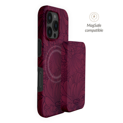 Mio By Mobilize Mio Powerbank 5000Mah With Double Sided Magsafe Compatibility Berry Blooms - Matt