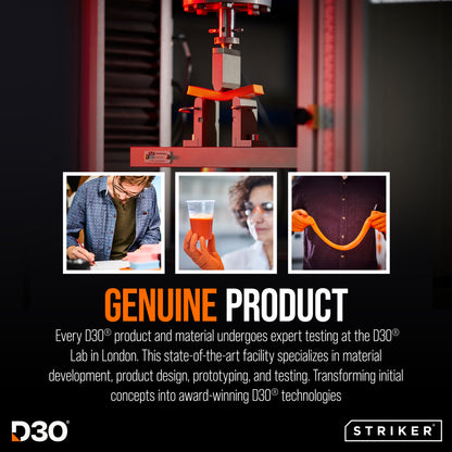 Striker D3O Xtreme Impact Glass Screen Protector - Black Frame - Samsung Galaxy S25 Ultra 5G