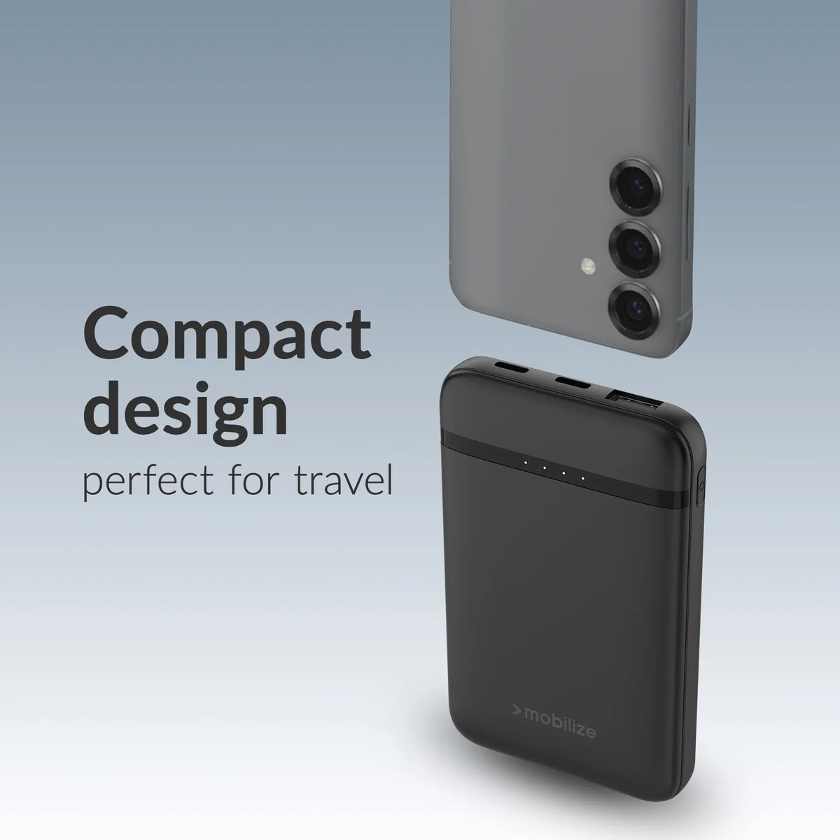 Mobilize Power Bank 5000Mah 10W Black - Essentify