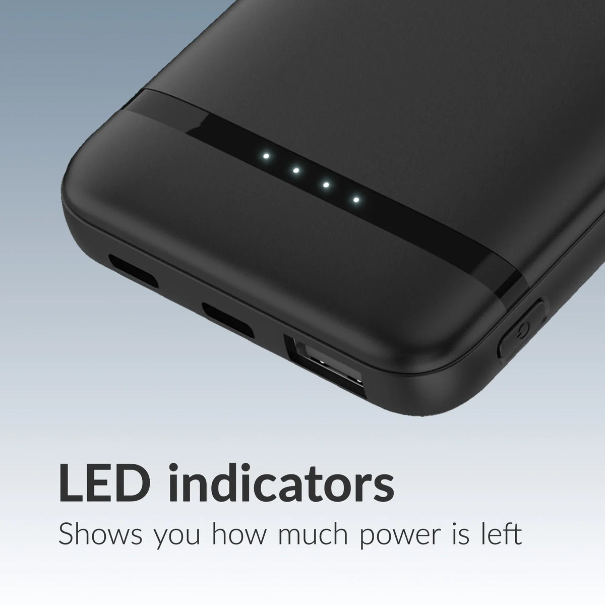 Mobilize Power Bank 5000Mah 10W Black - Essentify